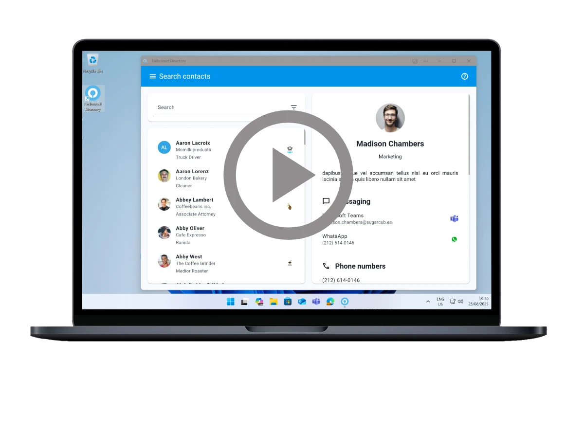 Install Federated Directory as a Progressive Web App